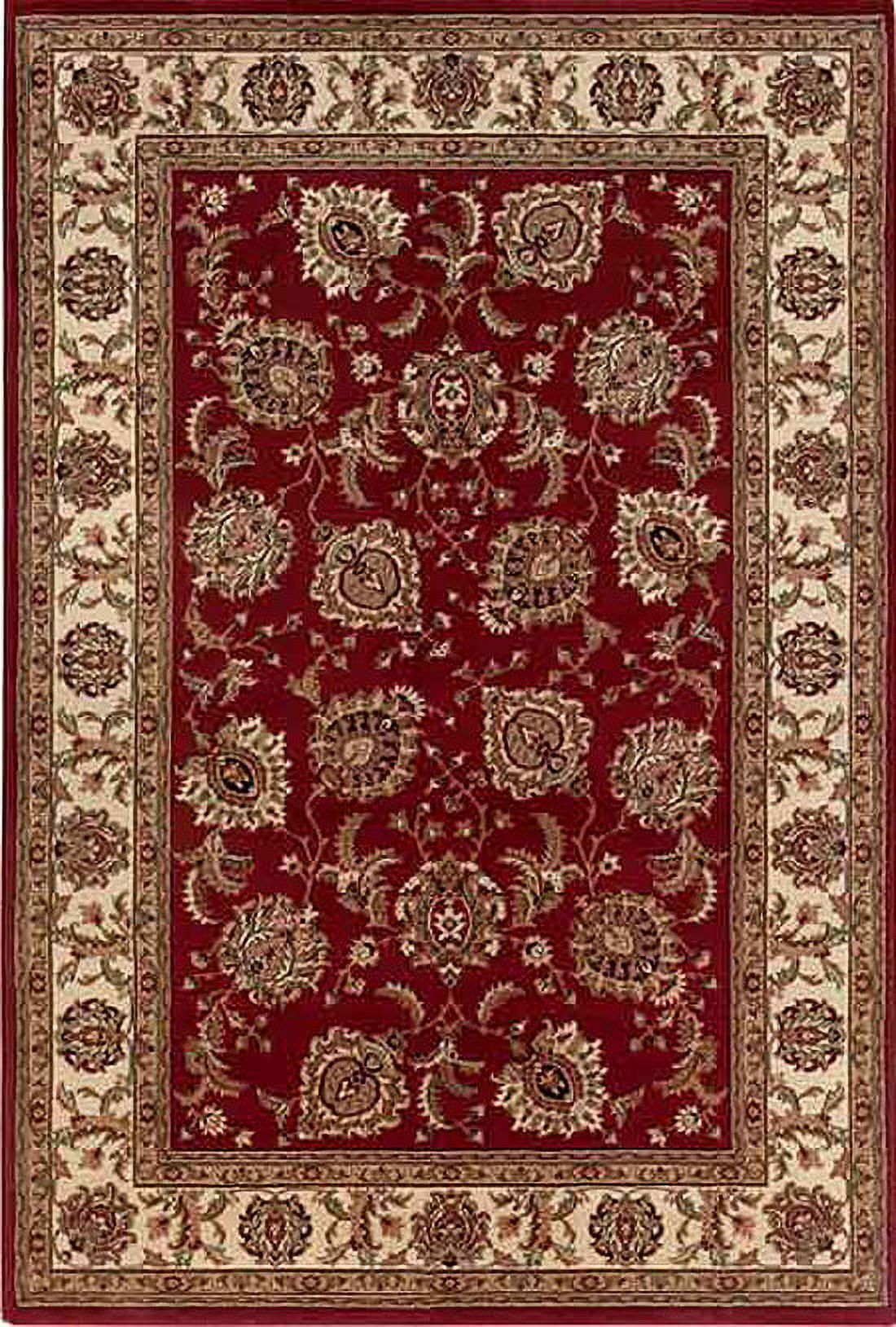 Ariana Red and Ivory Hand-knotted Oriental Rug 2x3