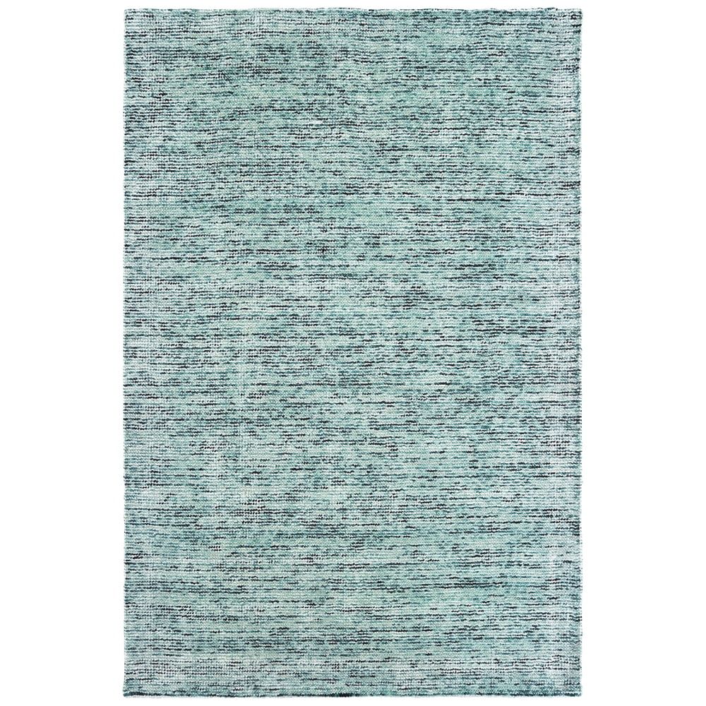 Handmade Luxe Gray Wool-Viscose 5' x 8' Tufted Area Rug