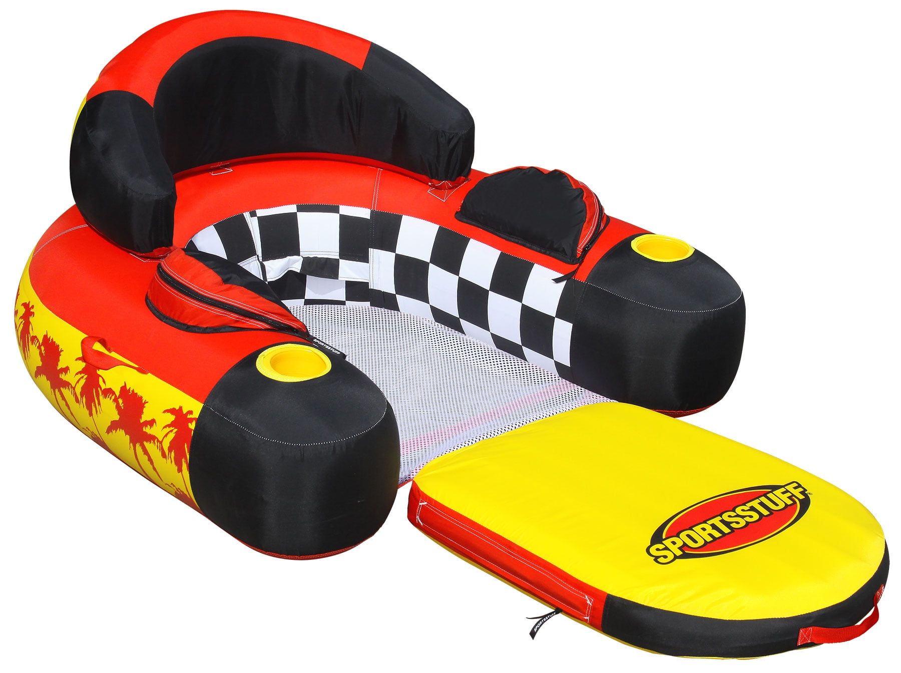 Heavy-Gauge PVC and Nylon Inflatable Pool Lounger