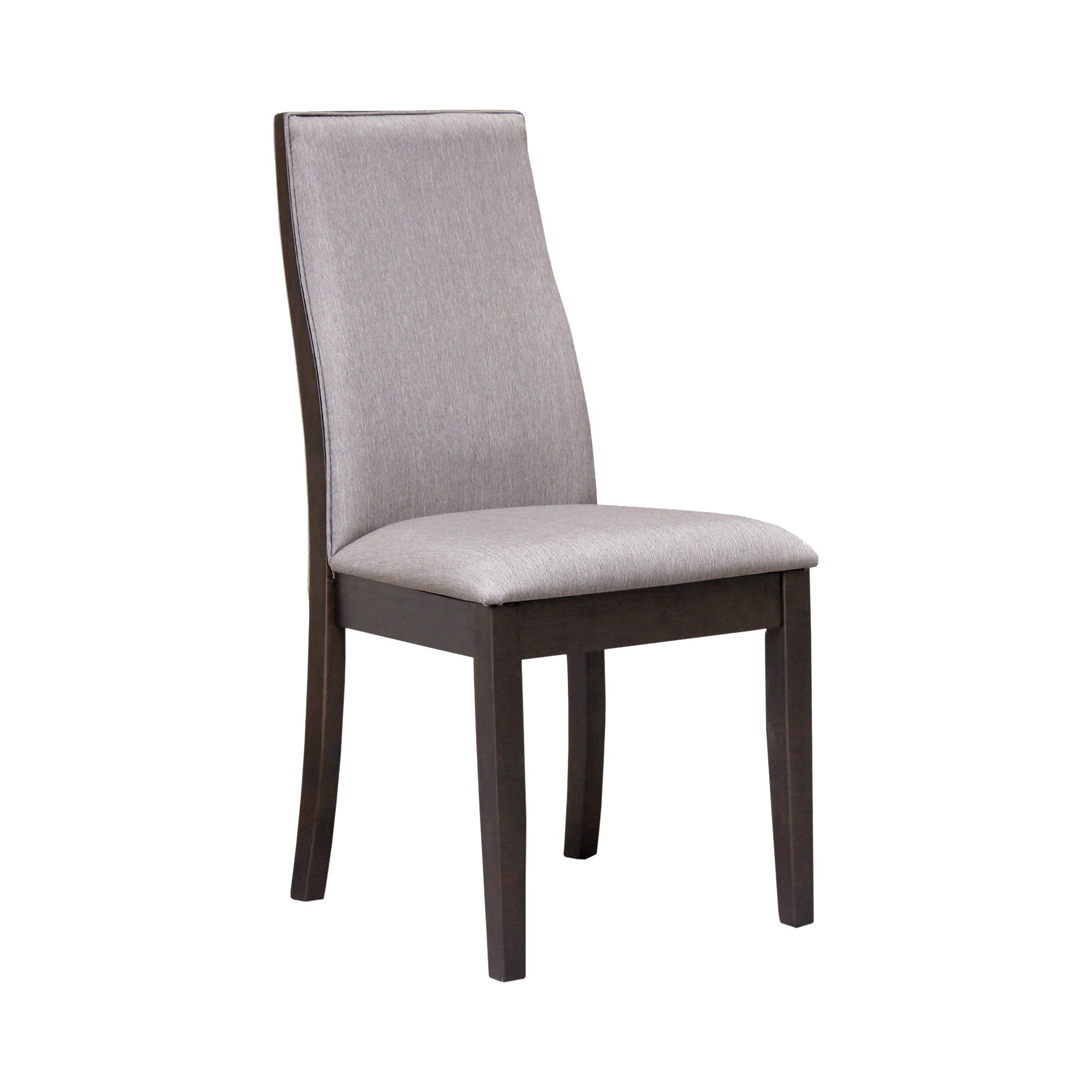 Pearl Silver Upholstered Wood Side Chair