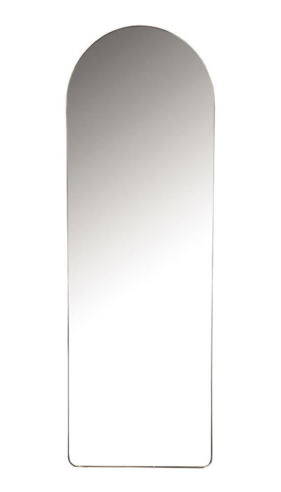 Tall Gold Arch Full-Length Transitional Mirror