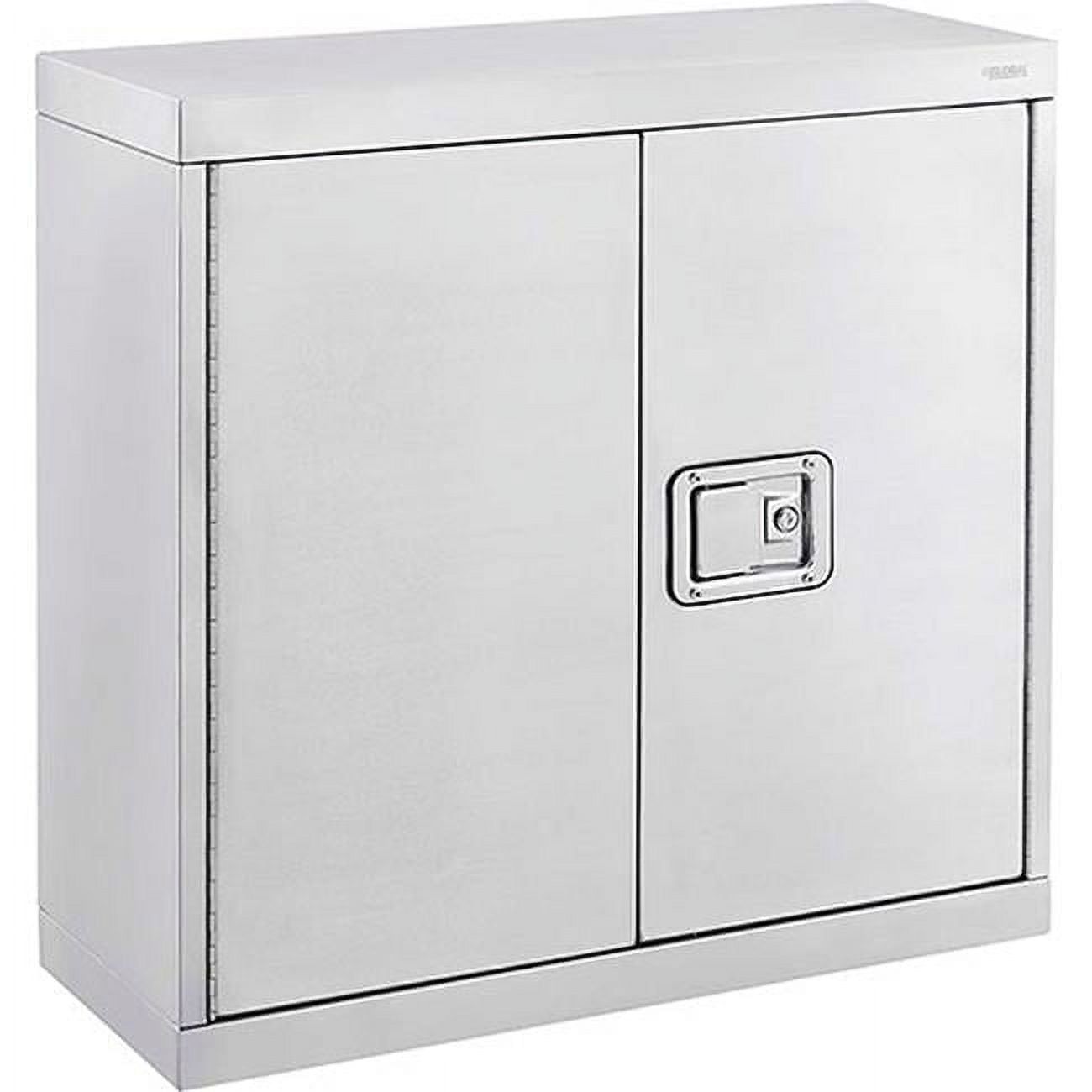 Stainless Steel Lockable Wall Cabinet with Adjustable Shelves