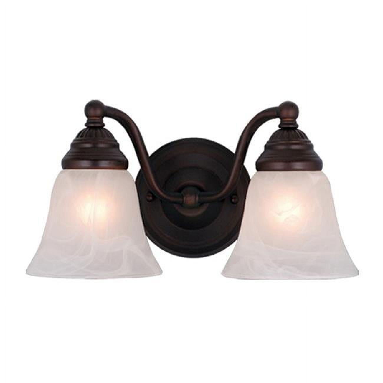 Stanford 13" Bronze Steel Dimmable Vanity Light