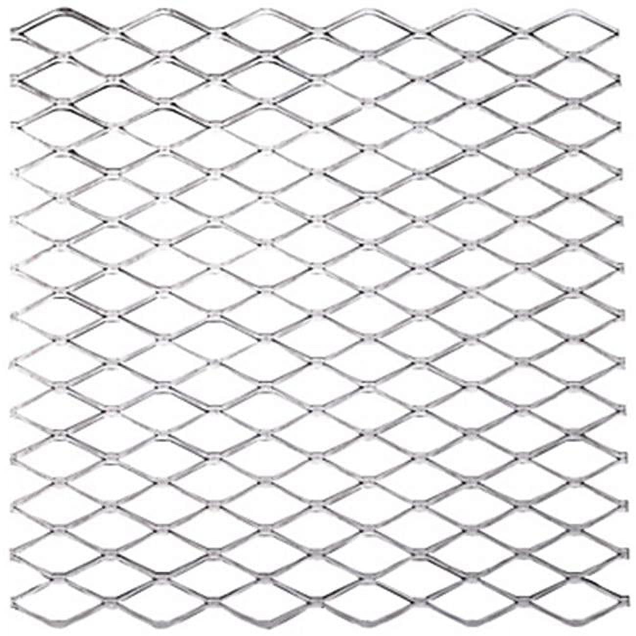 12x12 Plain Steel Expanded Grid Sheet for Door Mount