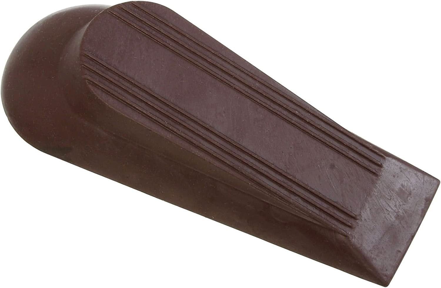 Brown Rubber 5" Wedge Door Stop