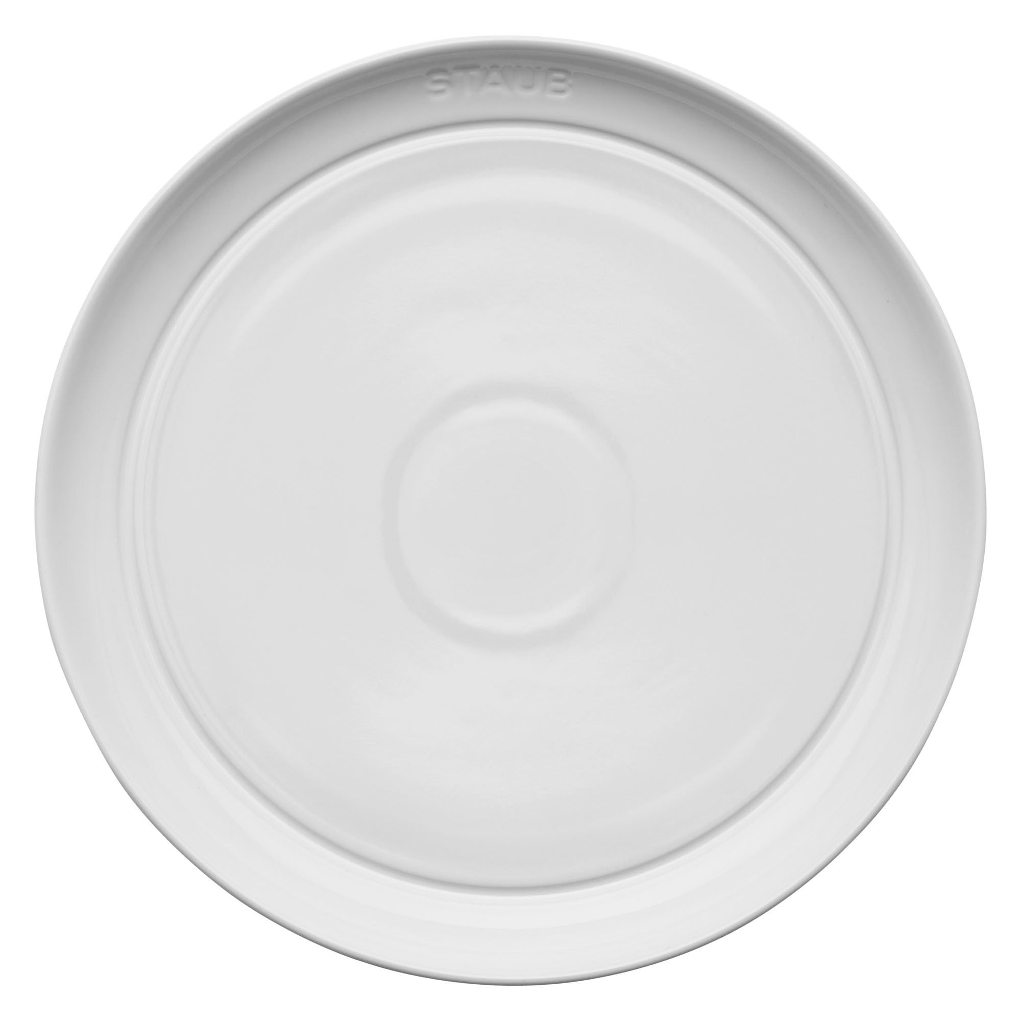 White Porcelain 9-Inch Salad and Dessert Plate Set