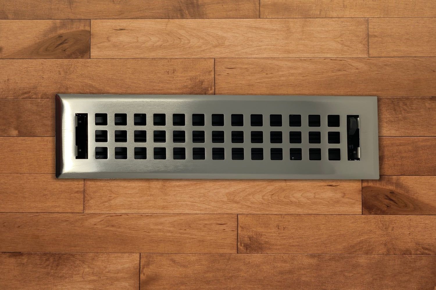 Brushed Nickel Steel Artisan Vent Cover 4 x 14