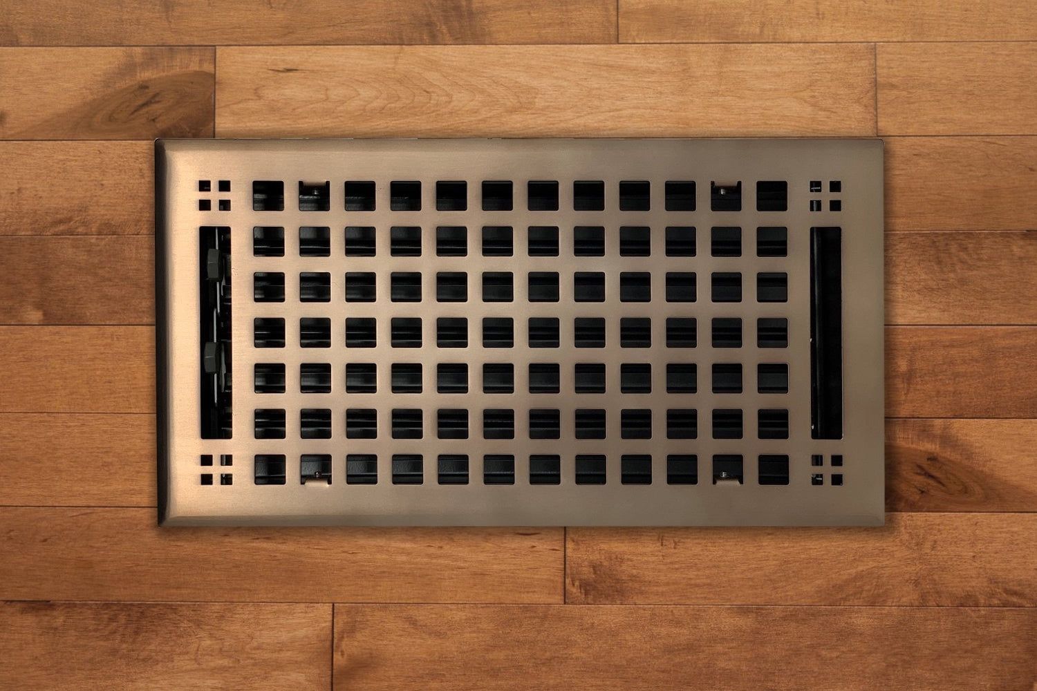 Oil Rubbed Bronze Steel Vent Cover with Adjustable Dampers