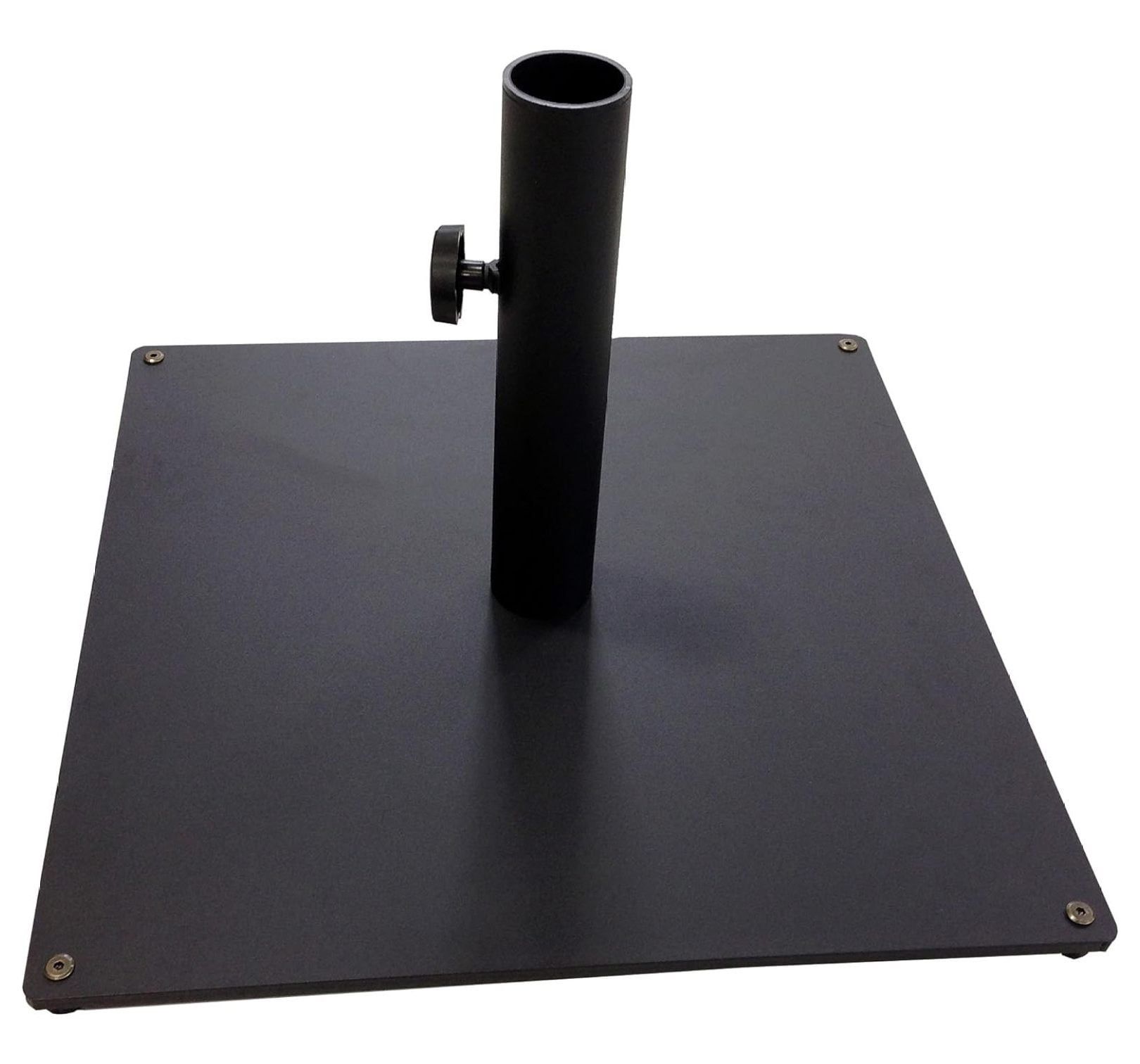 Black Heavy Duty Steel Plate Umbrella Base, 36 lbs