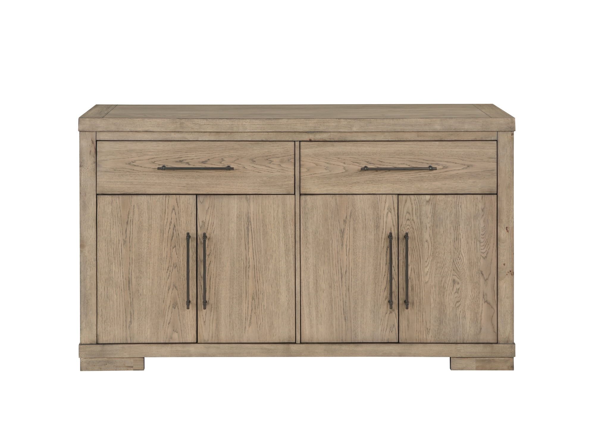 Napa Weathered Sand 2-Drawer Server with Adjustable Shelves