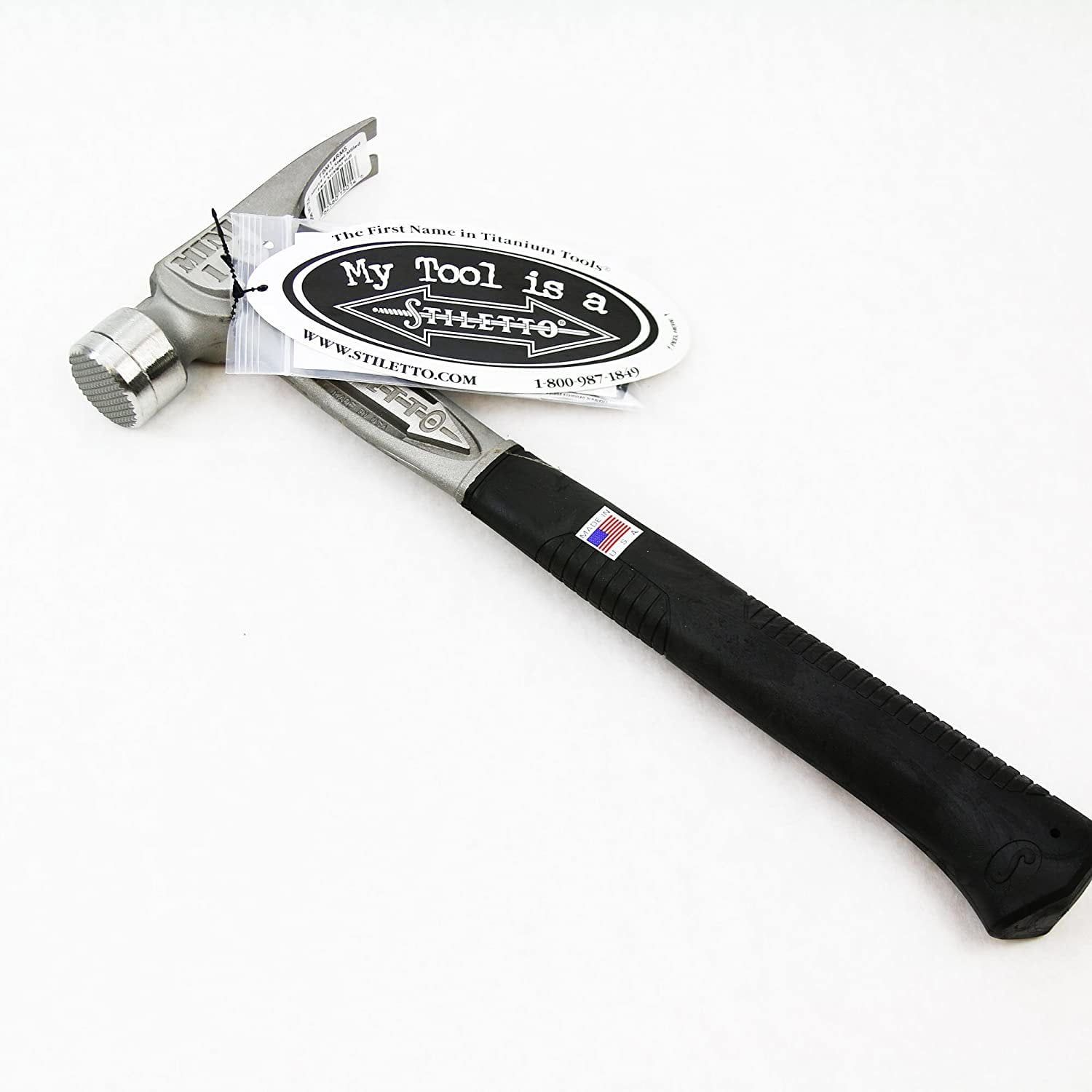 14 oz Black and Silver Titanium Framing Hammer