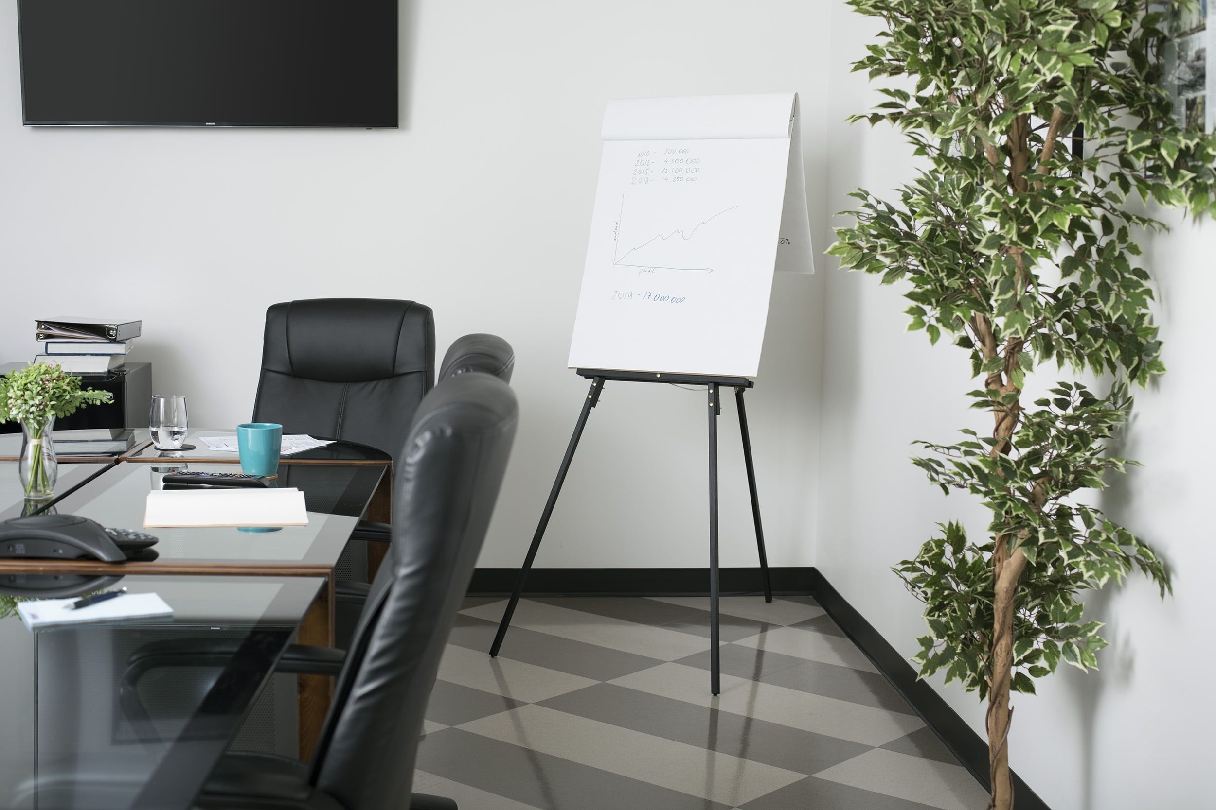 Adjustable Black and Wood Studio Display Easel