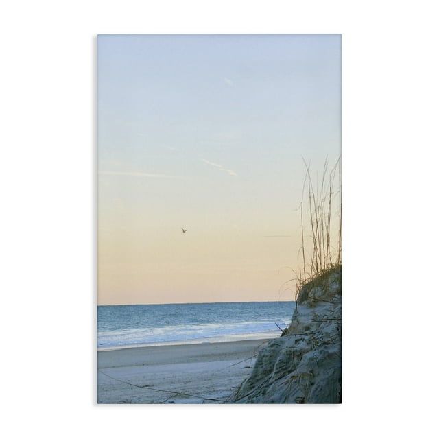 Serene Beach Sunset Landscape Canvas Print, 30 x 45