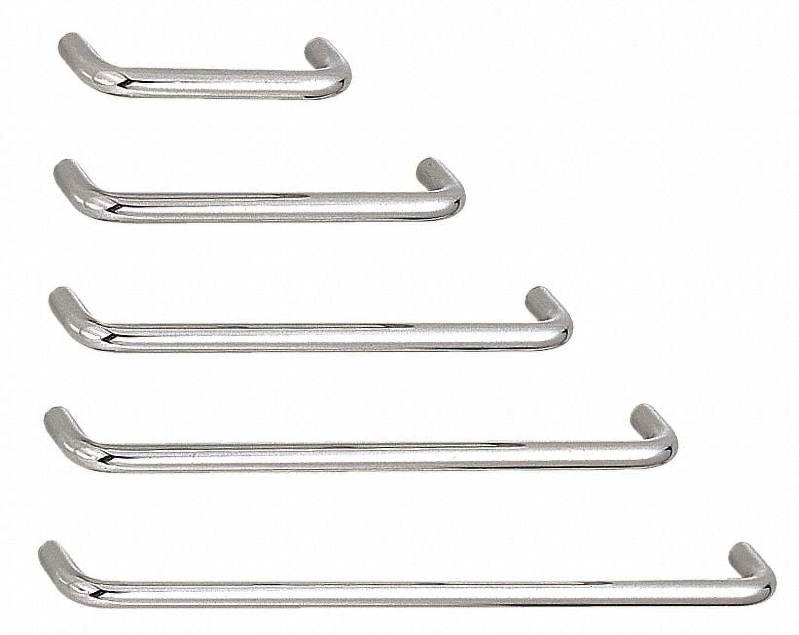 Satin Stainless Steel Bridge Pull Handle Set with Mounting Hardware