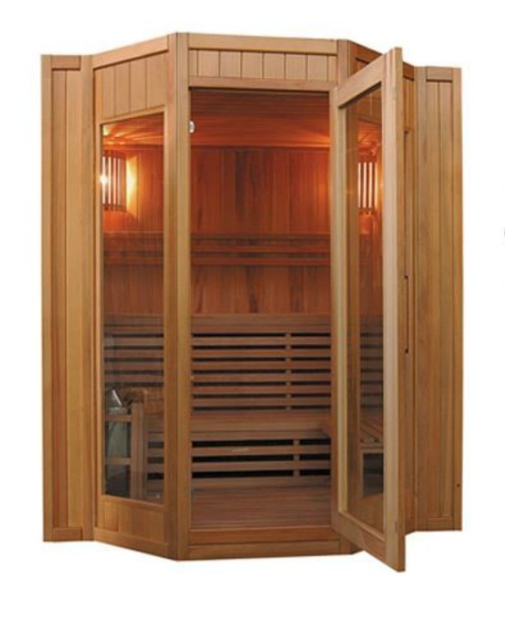 Tiburon 4-Person Canadian Hemlock Traditional Sauna