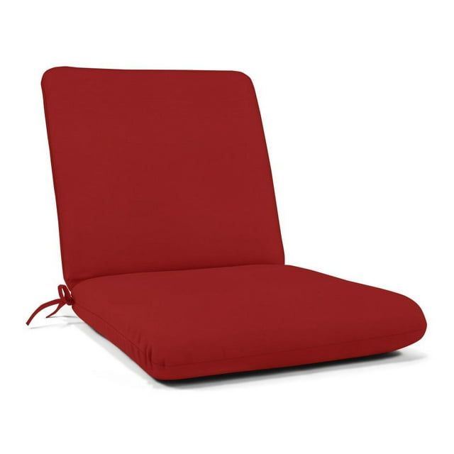 Sunbrella Jockey Red 74" x 22.5" Chaise Lounge Cushion