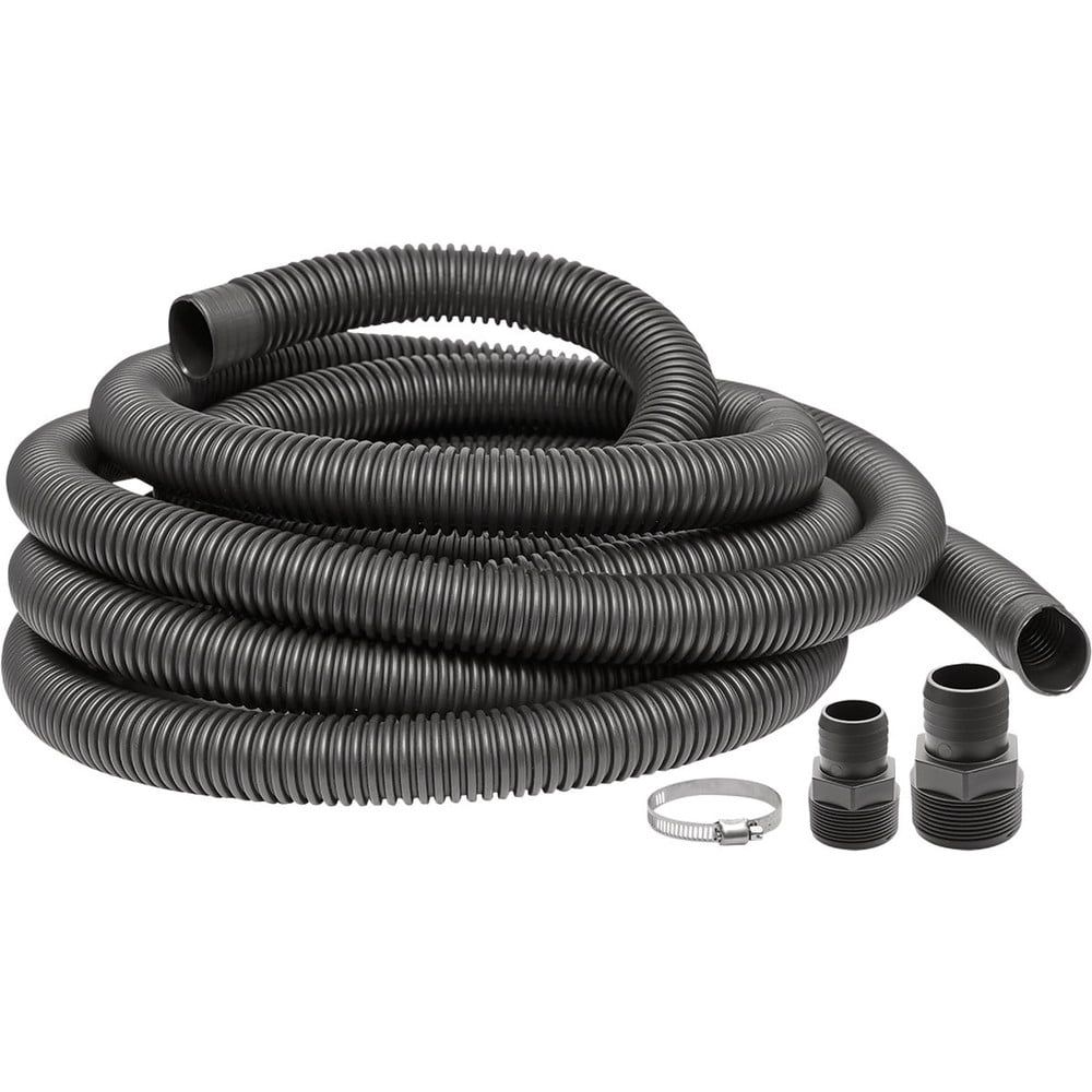 Universal Black Polyethylene Sump Pump Hose Kit, 24 Ft.