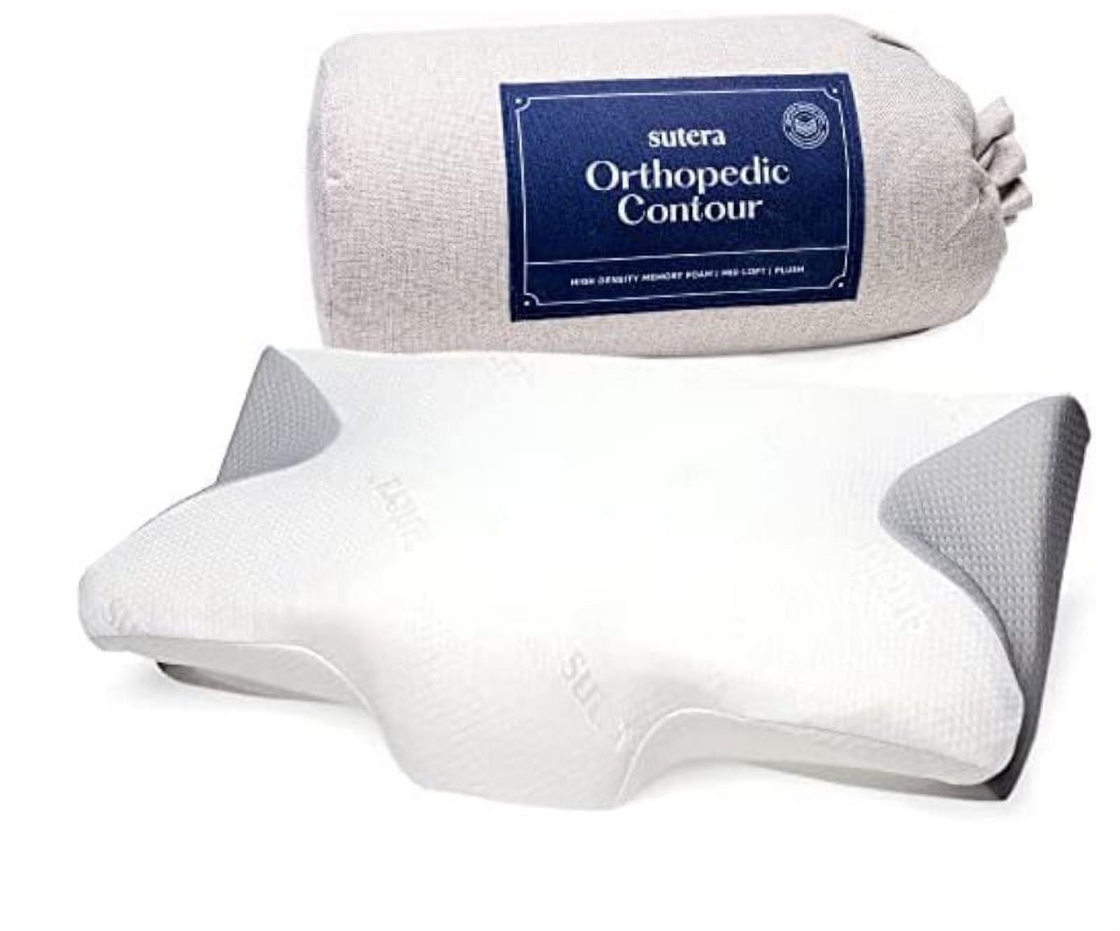 Sutera White Orthopedic Contour Memory Foam Pillow