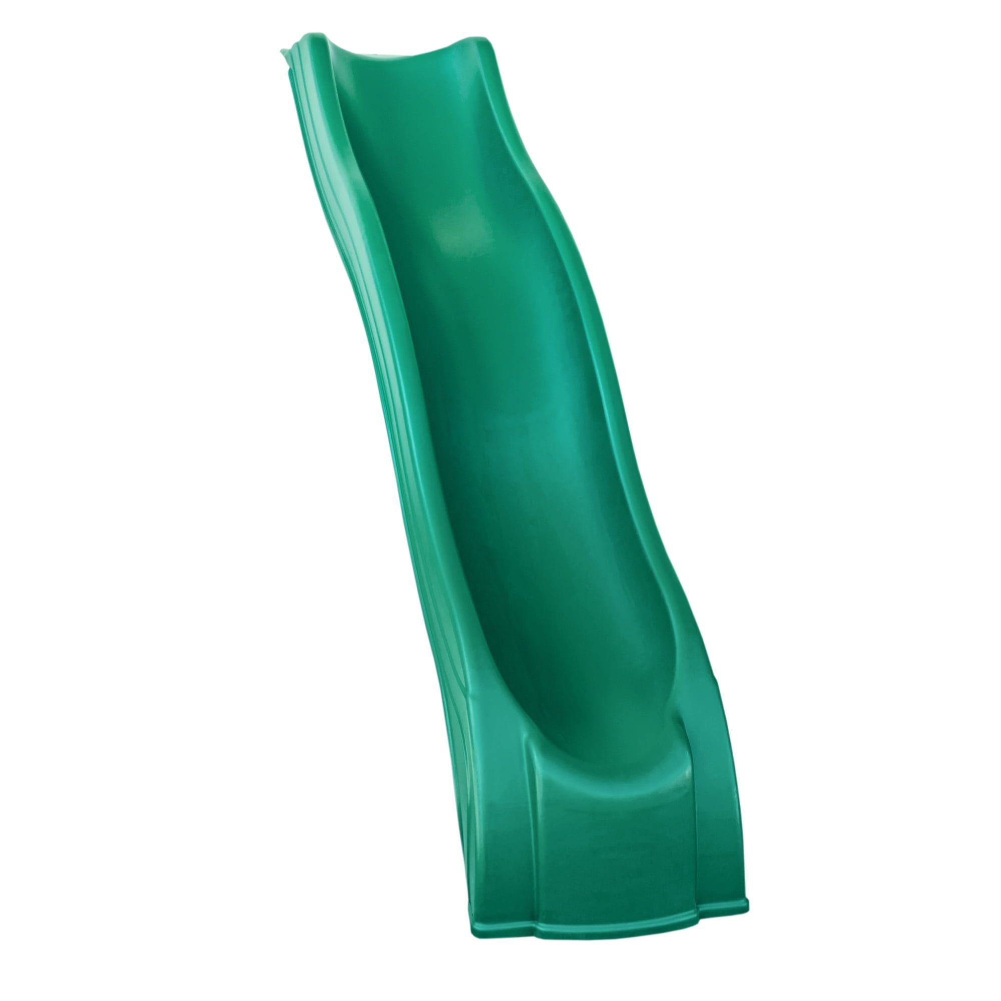 Green Plastic Commercial Wave Slide for 4' Platforms