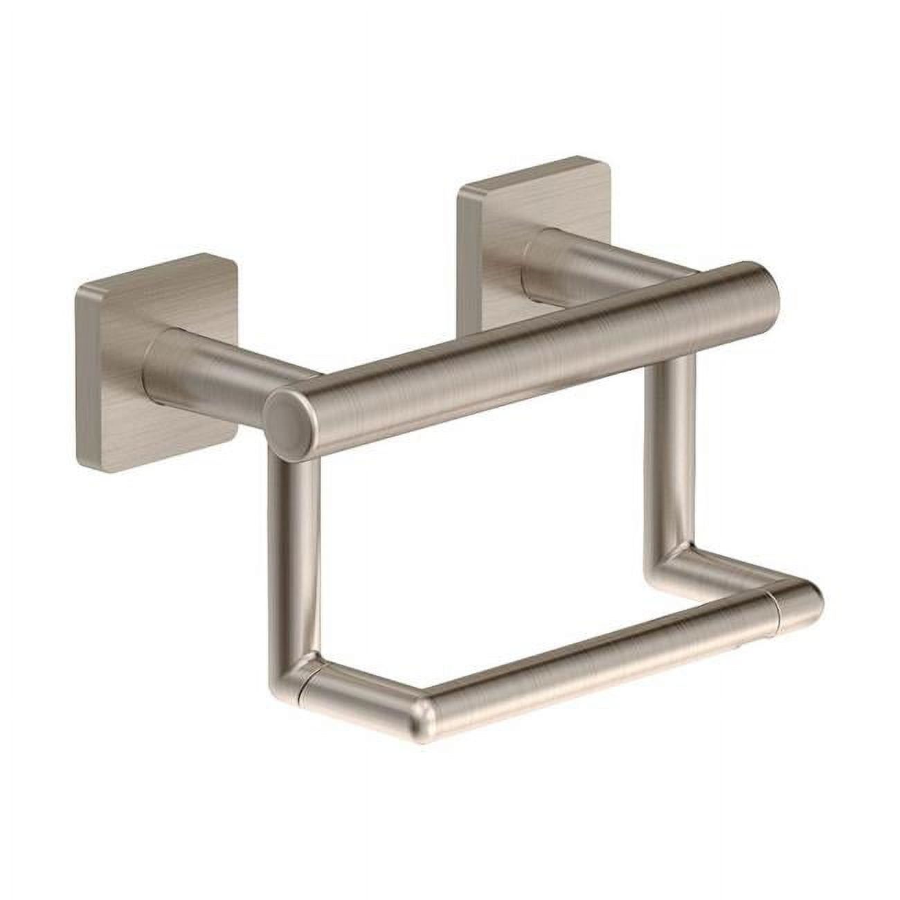 Polished Chrome Wall-Mounted Industrial Toilet Paper Holder