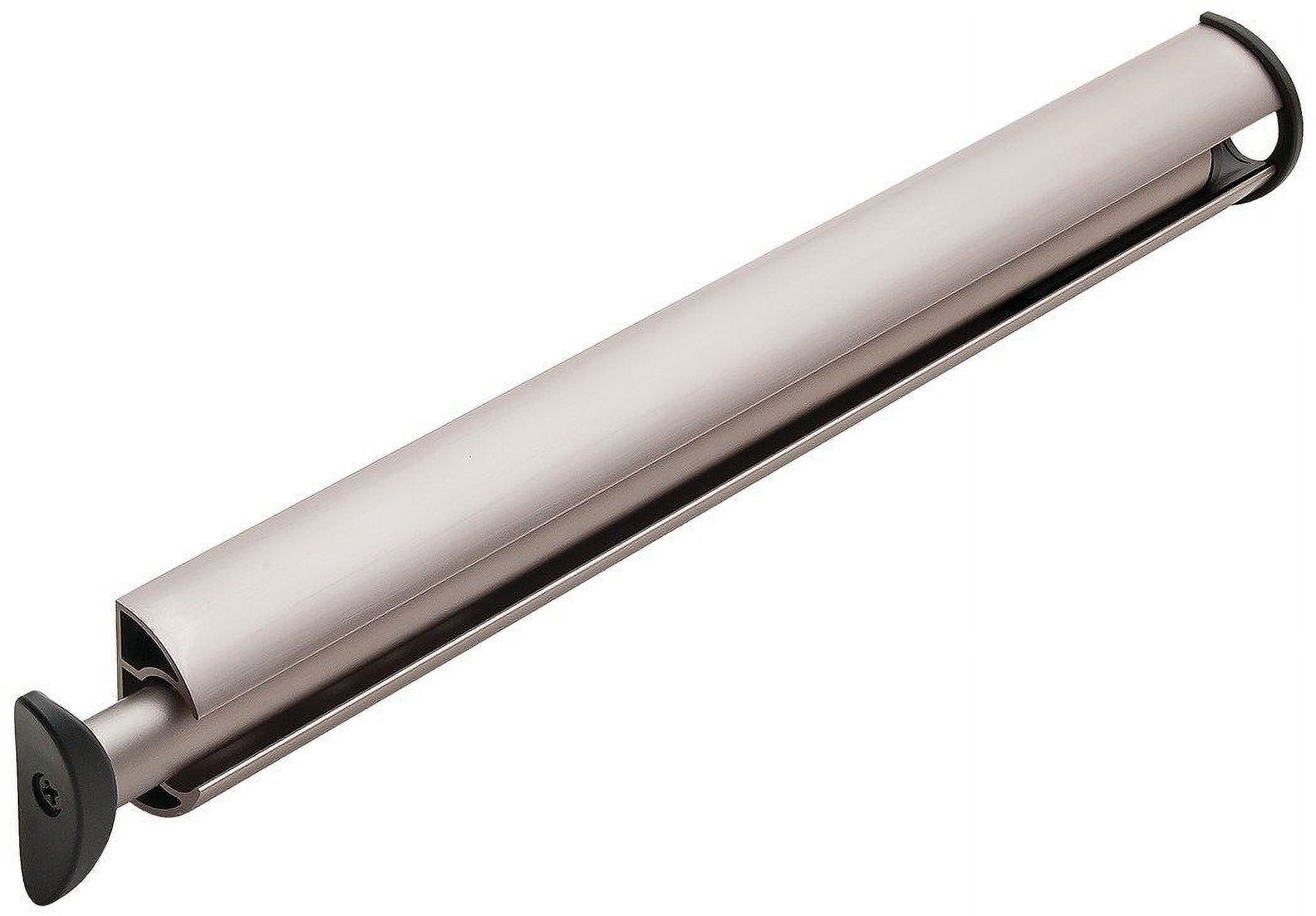 Matte Nickel Telescoping Closet Valet Rod, 14.13 inches