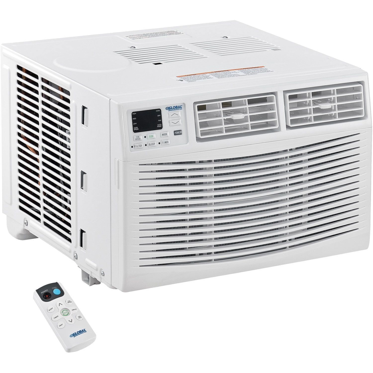 Compact White 8000 BTU Energy Star Window Air Conditioner with Remote