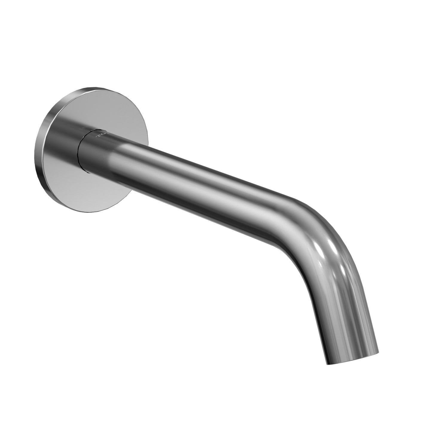 Polished Chrome Touchless Wall-Mount Bathroom Spout