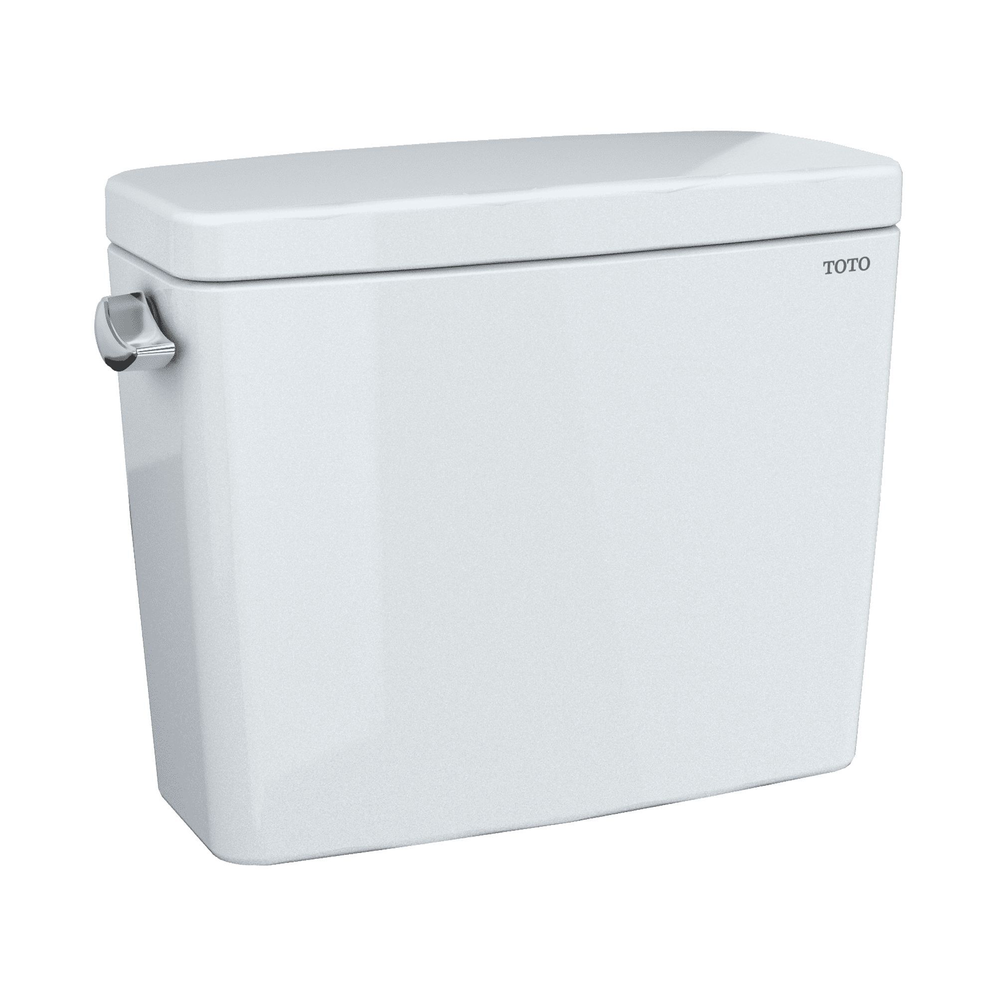 Bone Ceramic Modern Toilet Tank with Chrome Lever