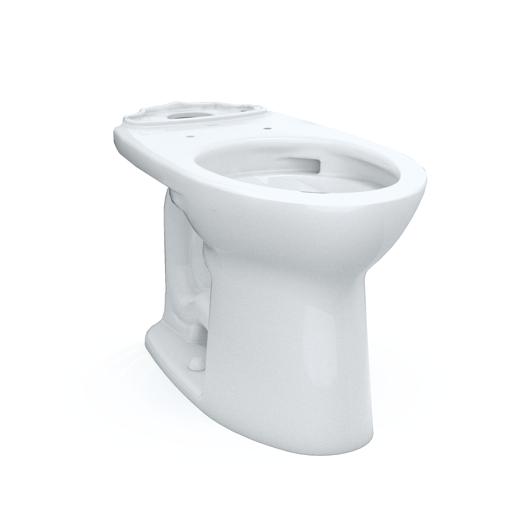 Bone Elongated Universal Height Tornado Flush Toilet Bowl