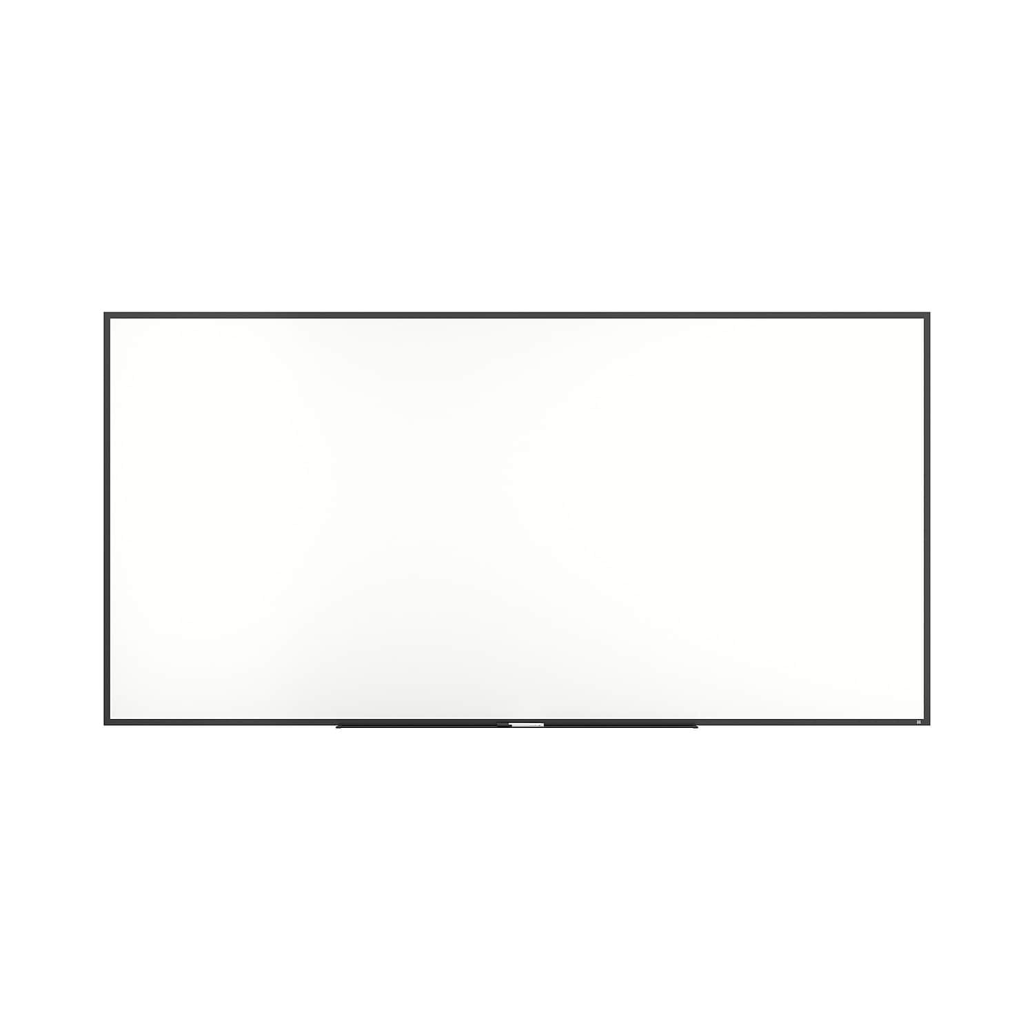 Large 96" x 48" Melamine Dry Erase Board with Black Aluminum Frame