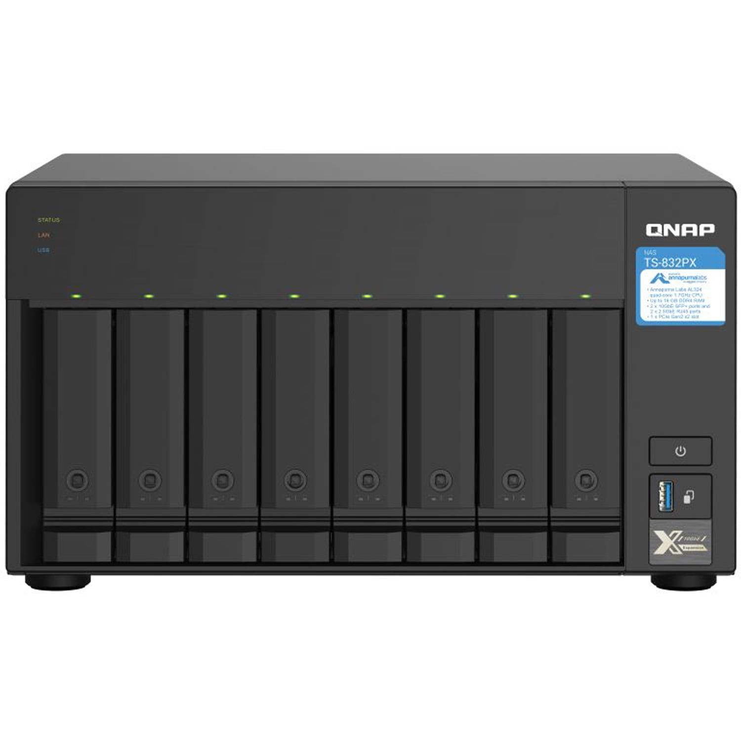 QNAP 9-Bay High-Speed NAS with Gigabit Ethernet