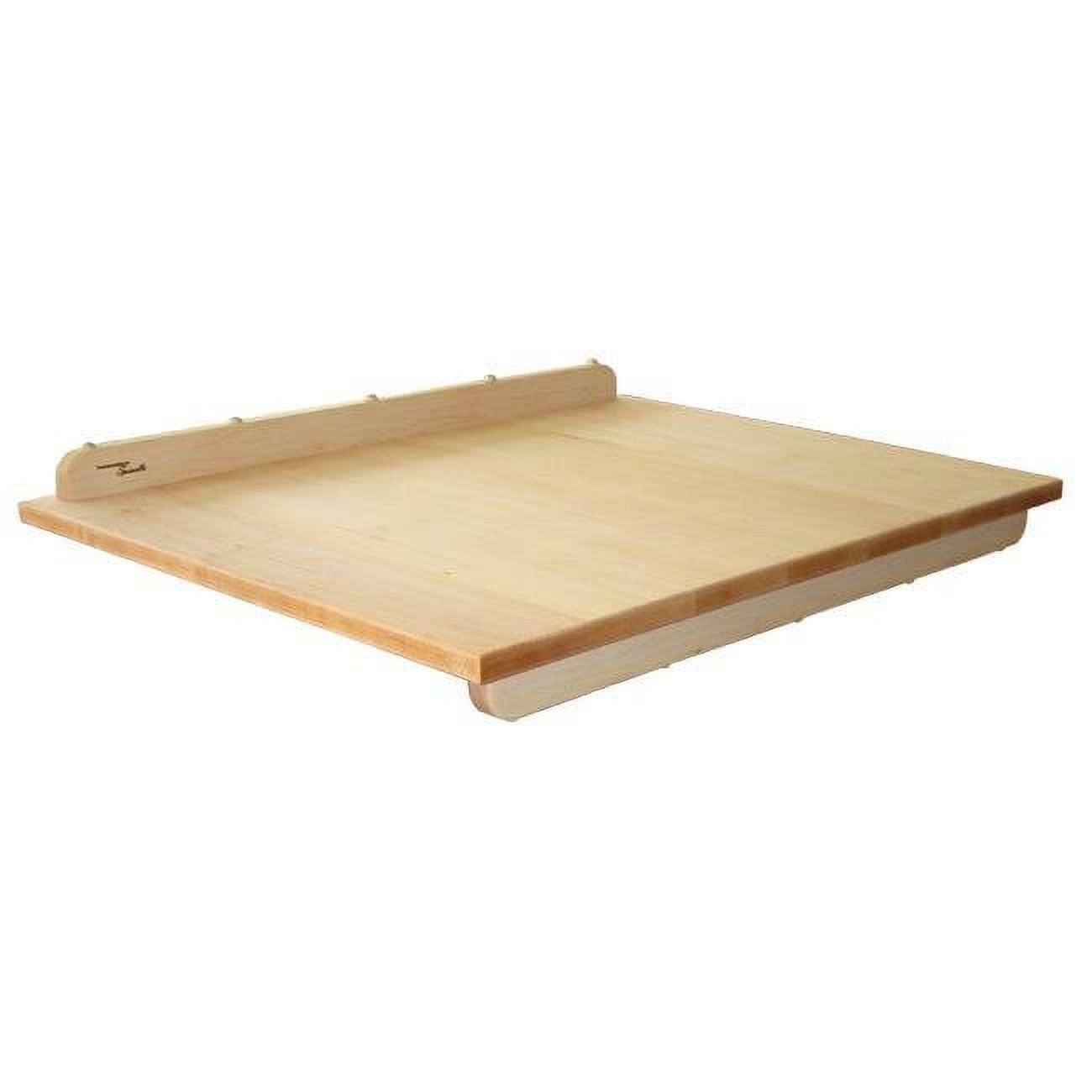 Maple Hardwood Reversible Pastry and Bread Board with Lip