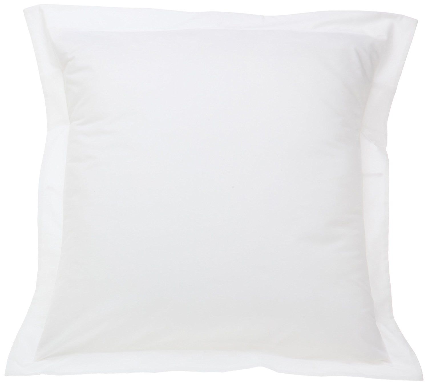 White Euro Cotton Polyester Wrinkle Resistant Pillow Sham