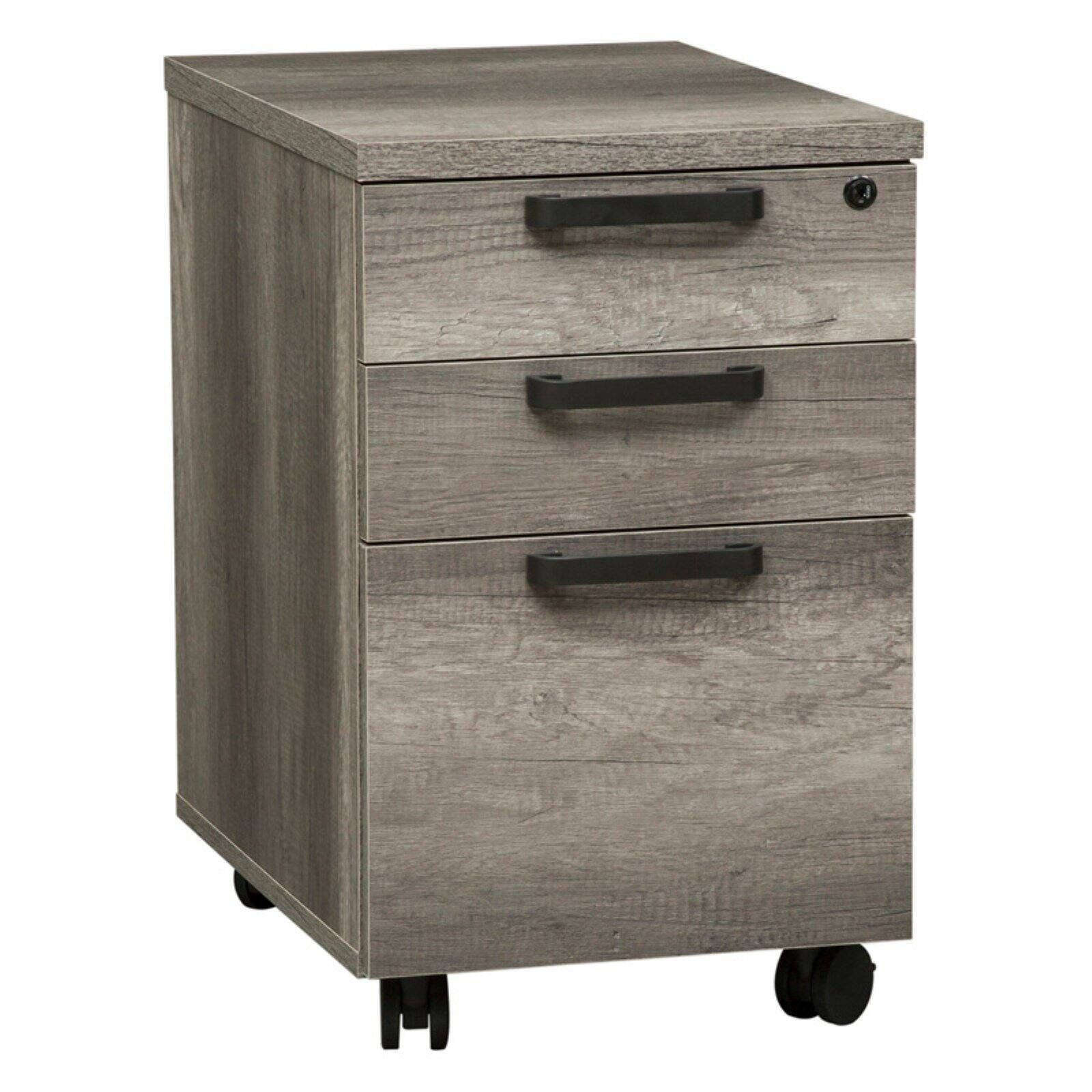 Tanners Creek Medium Gray Mobile File Cabinet with Lock