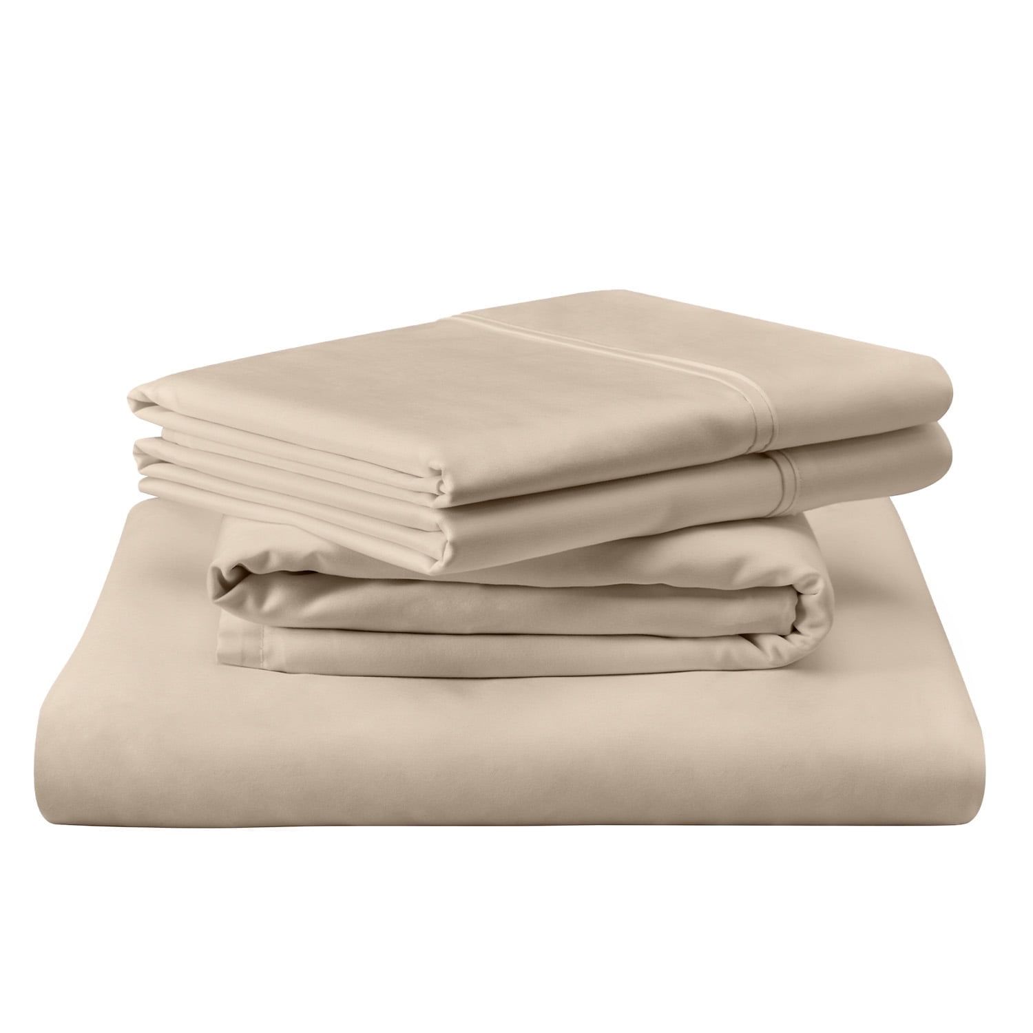 King Sandstone Egyptian Cotton Sheet Set with Enhanced Fit