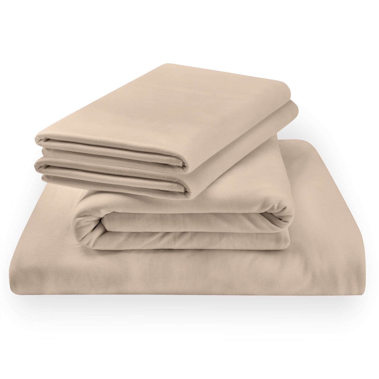Sandstone Bamboo Jersey Full Sheet Set