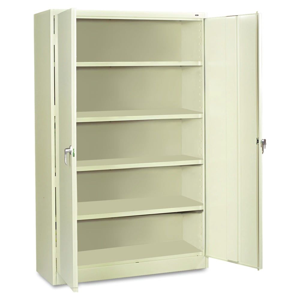 Putty Heavy-Duty Steel Jumbo Office Storage Cabinet with Adjustable Shelves