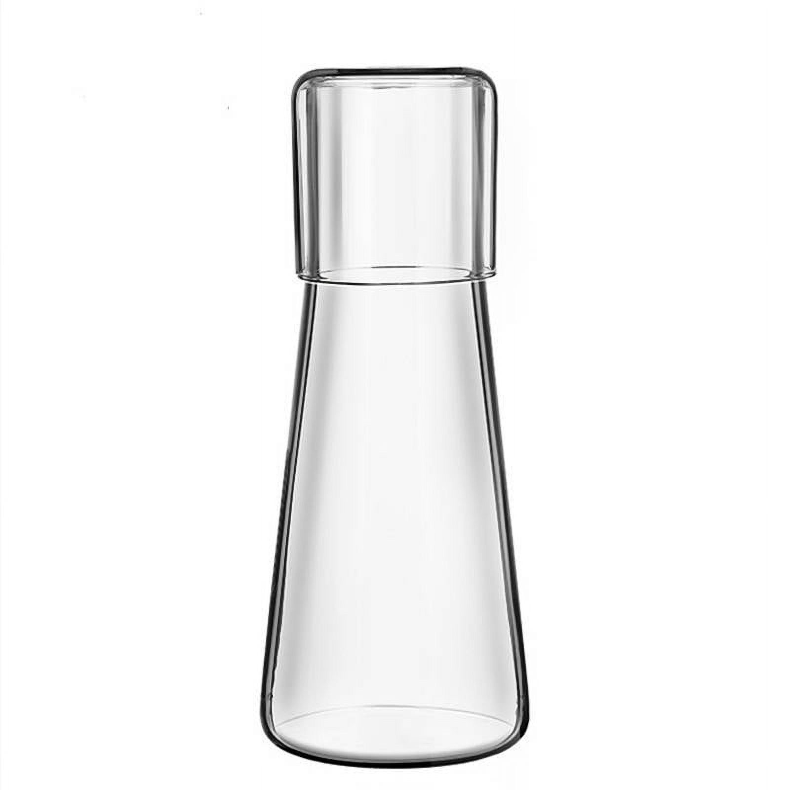 Clear Borosilicate Glass Bedside Water Carafe Set with Tumbler