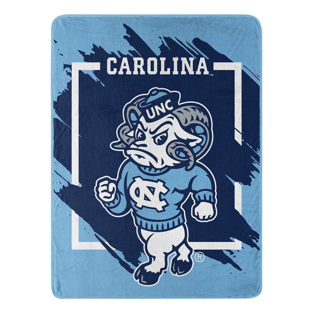 North Carolina Tar Heels Blue Micro Raschel Plush Throw Blanket