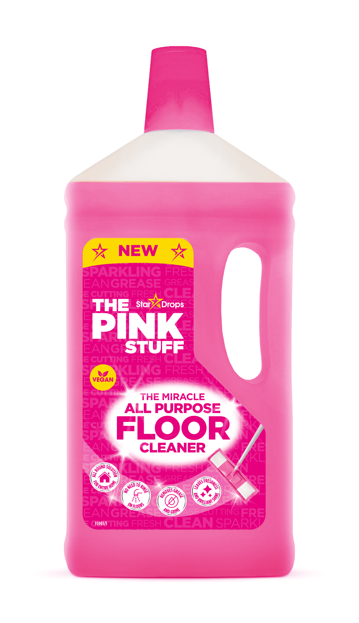 The Pink Stuff Miracle All-Purpose Liquid Floor Cleaner, 1 Liter