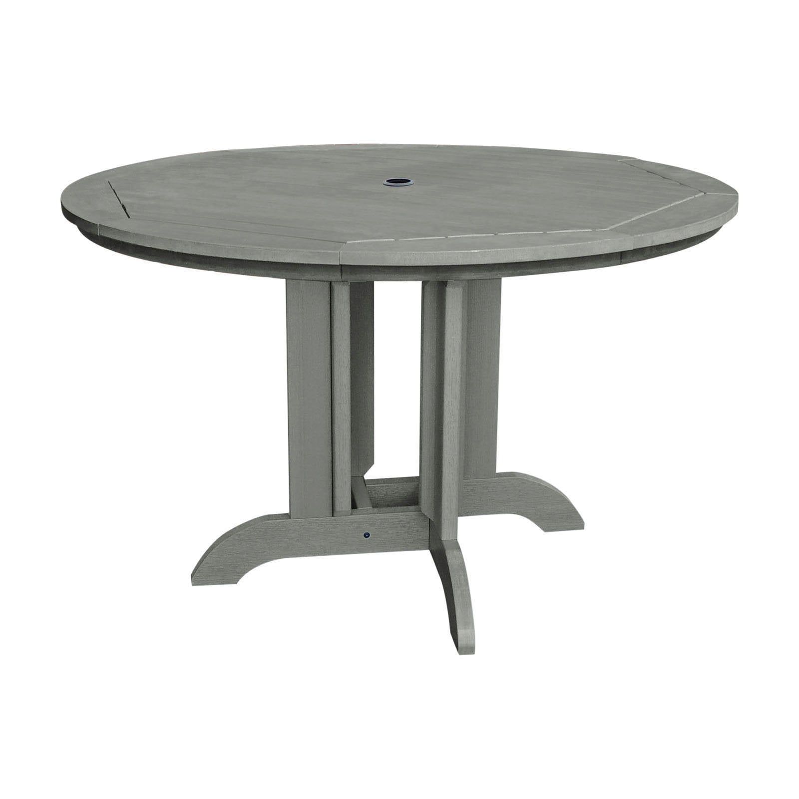 Coastal Teak 48" Round Dining Height Table - Commercial Grade