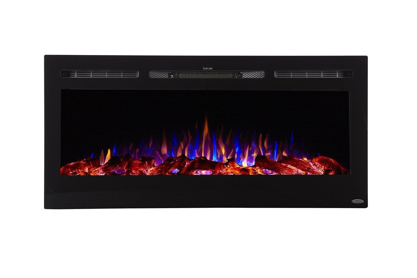 Sideline 45" Black LED Electric Fireplace with Remote