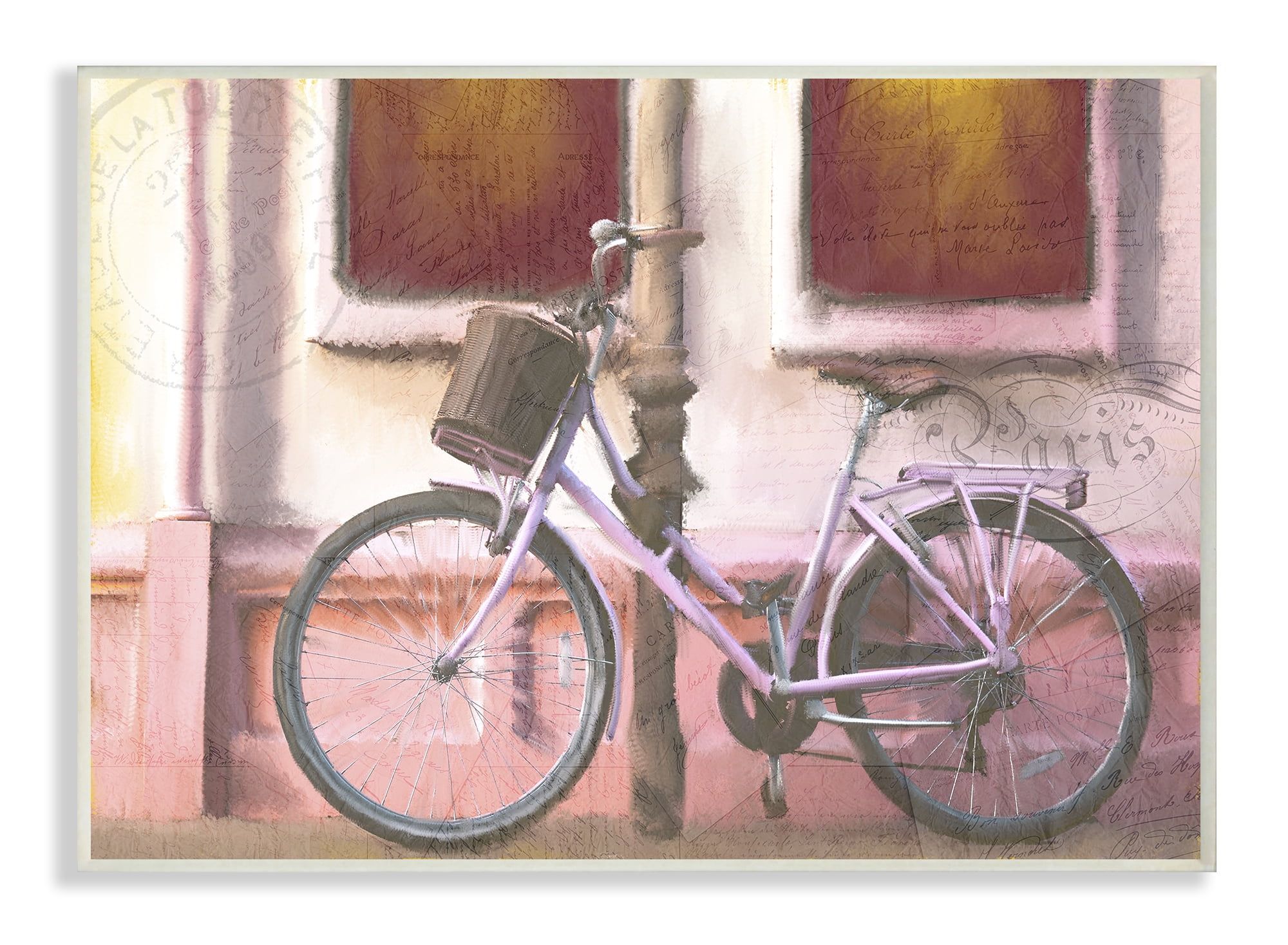 Golden Hour Bicycle at Sunset MDF Wall Art, 10 x 15