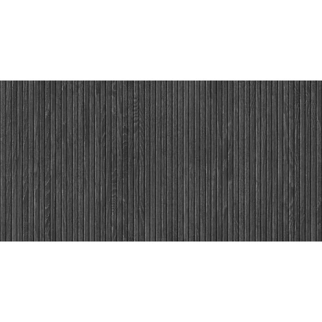 Marqueterie Black Matte Porcelain 4x4 Floor and Wall Tile