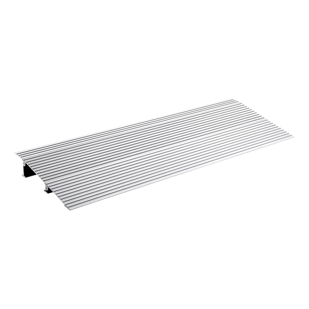 Adjustable Aluminum Threshold Ramp for Wheelchairs, 800 lb Capacity