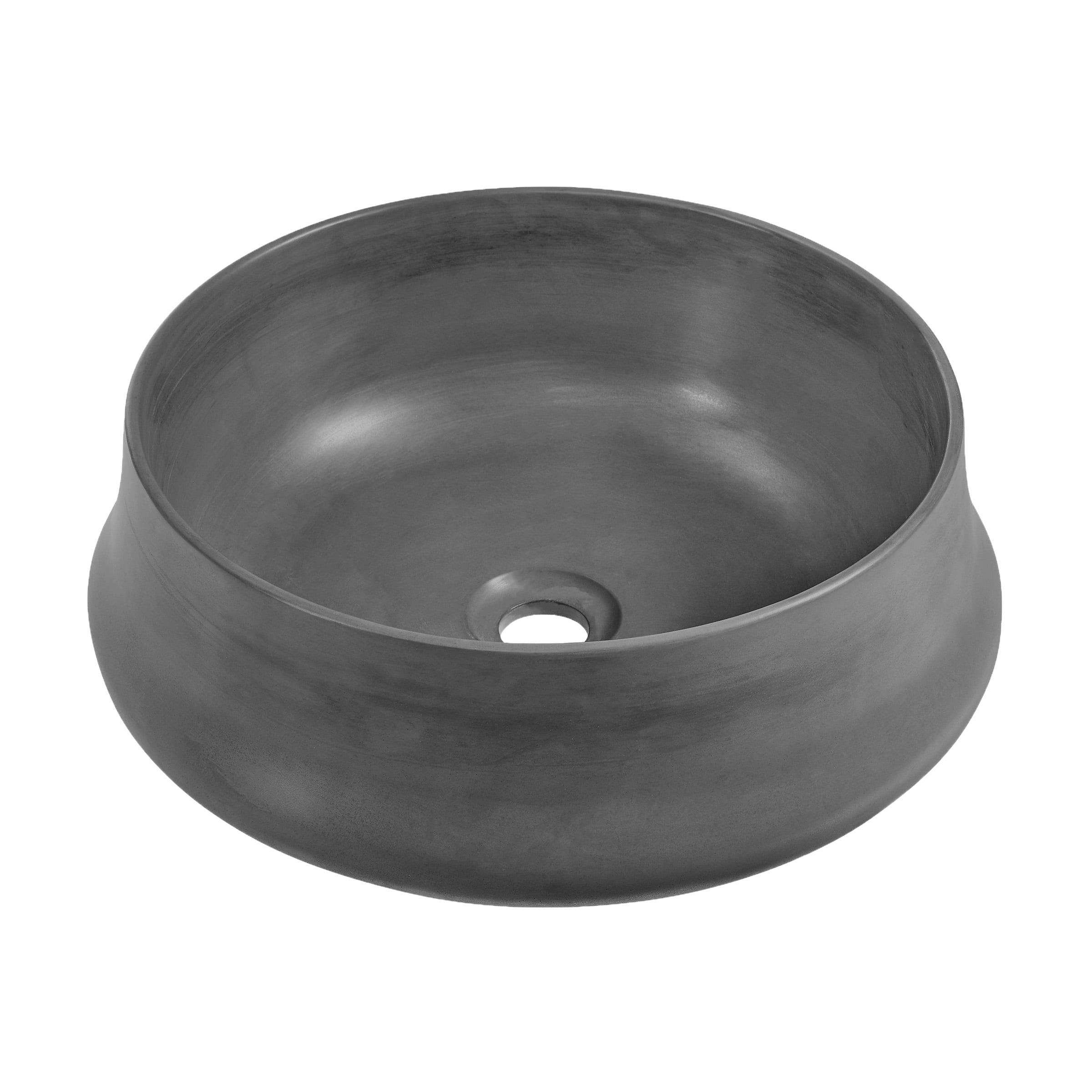 Thun 15" Dark Grey Concrete Round Vessel Sink