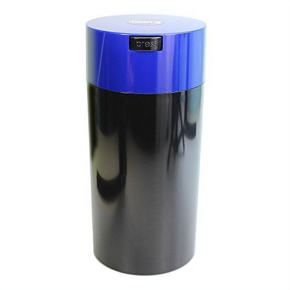 Black and Blue BPA-Free Vacuum Sealed Plastic Jar