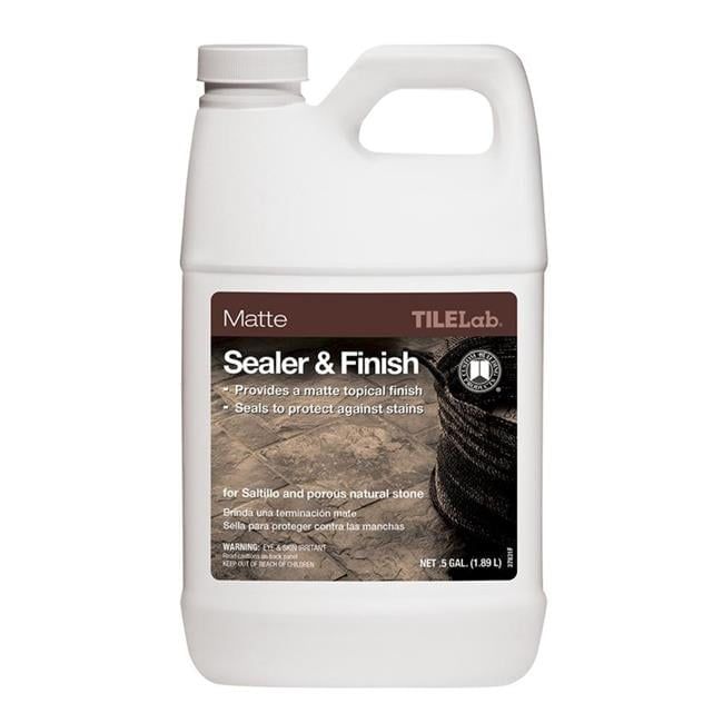 Matte Clear Acrylic Tile and Stone Sealer, 0.5 Gallon