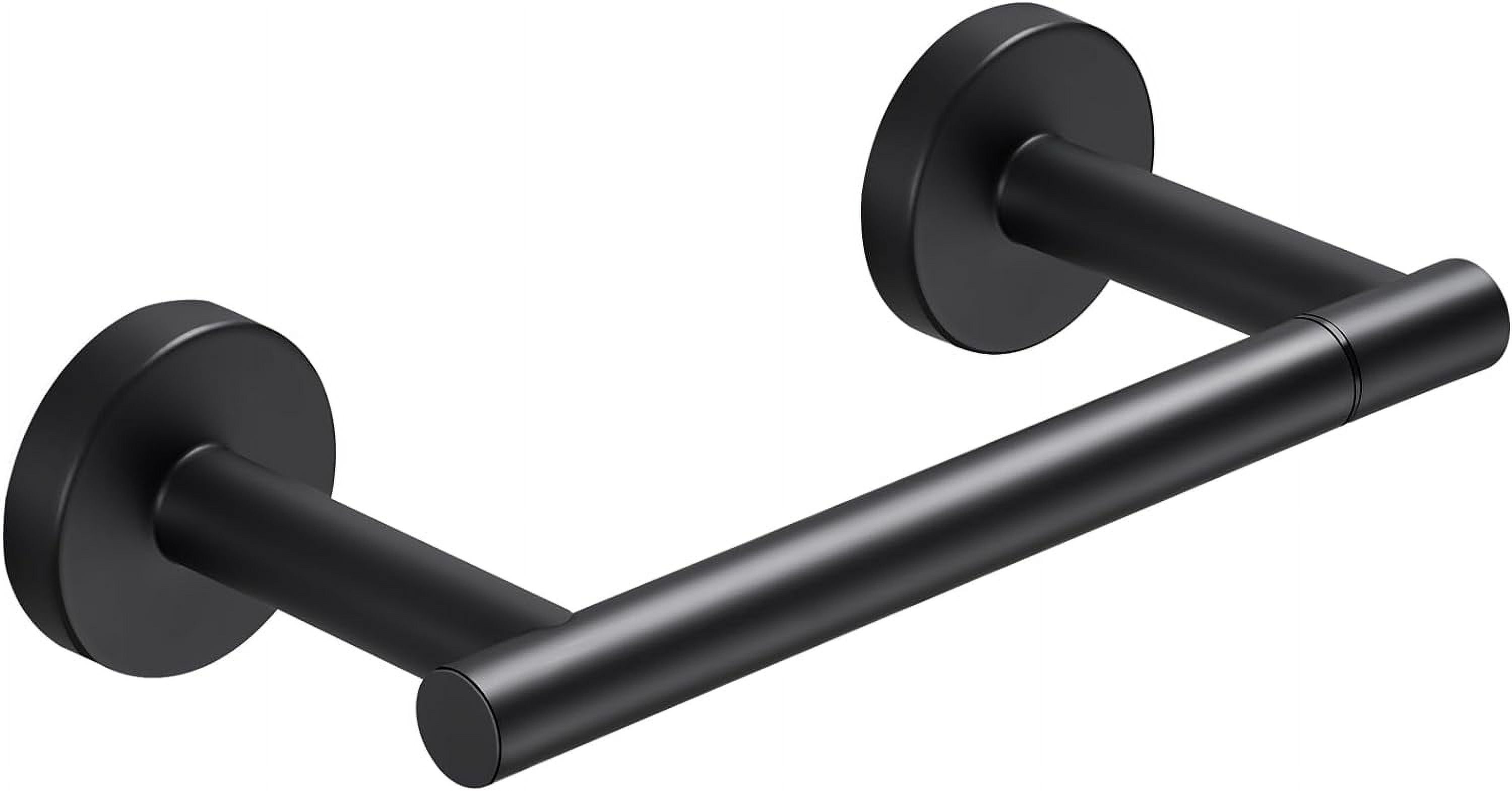 Matte Black Stainless Steel Wall Mount Toilet Paper Holder