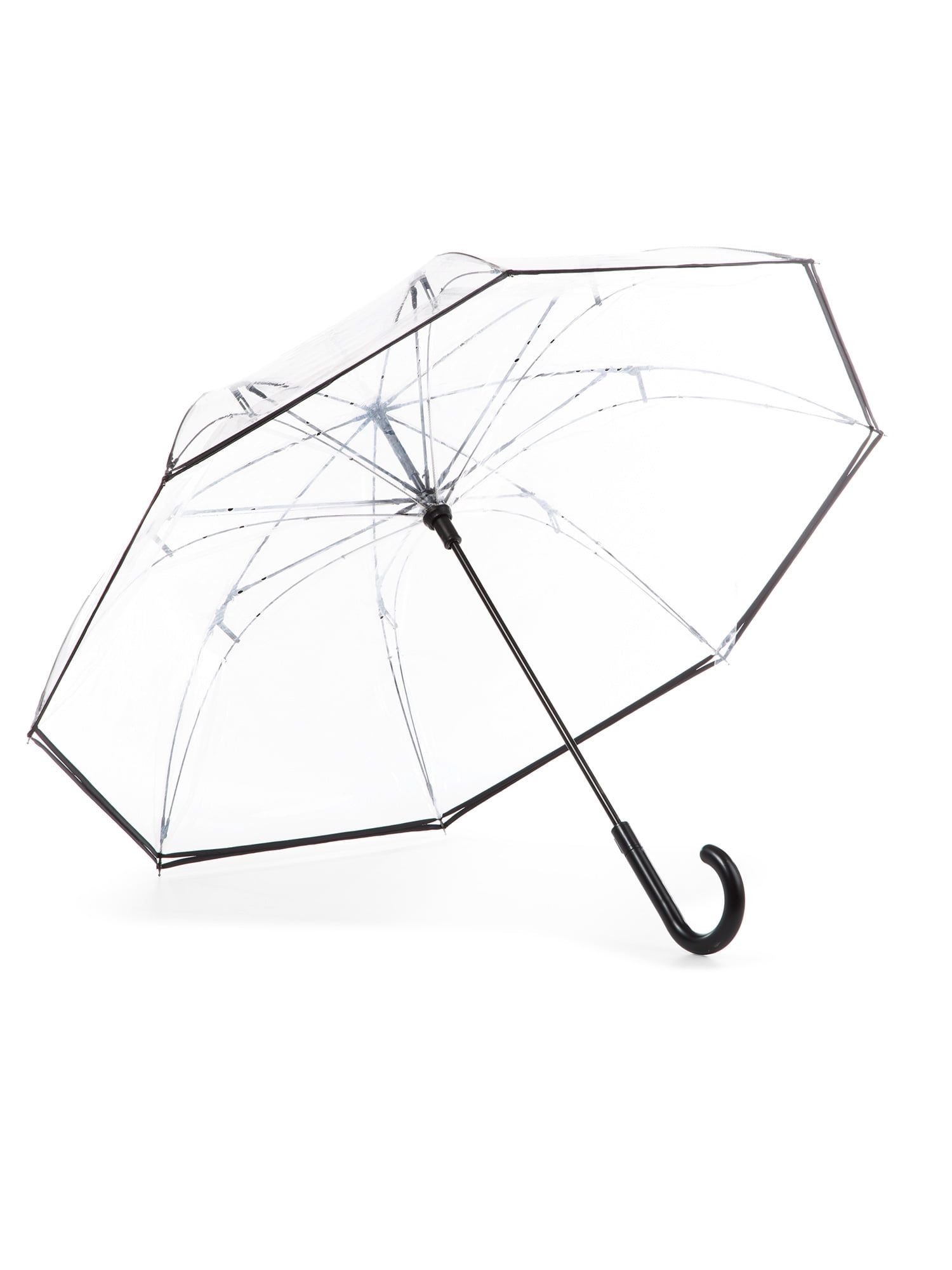 Clear Reverse Close Umbrella with Cane Handle